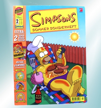Simpsons Sommer Sonderheft Comic Nr. 2 von Dino Verlag